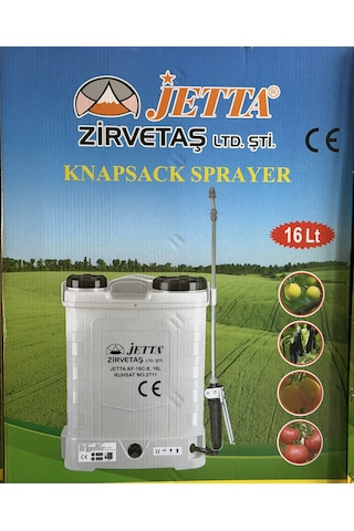 Jetta Akülü Basınç Ayarlı İlaçlama Pompası 16 Lt Kf-16c-8