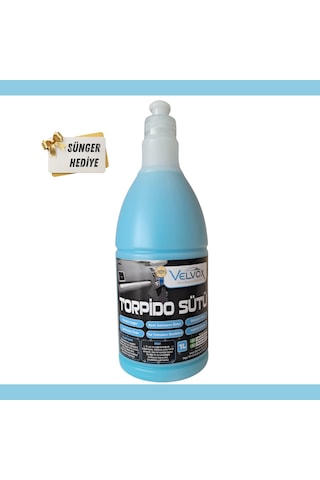 Velvox Torpido Bakım Sütü 1000 Ml Jel Formu + Sünger