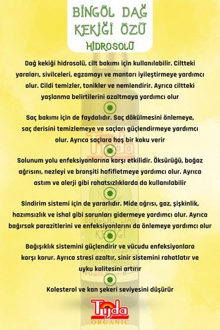 Dağ Kekiği Özü Thymus Vulgaris Hidrosolü %100 Saf Içilebilir