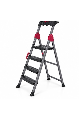 3+1 Basamaklı Metal Merdiven 150kg.taşıma 4915