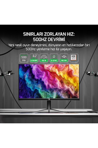 Gamepower Lucid S50 24.5 500hz 0.2ms Fast Va E Spor 10 Bit Cece5gmp0081