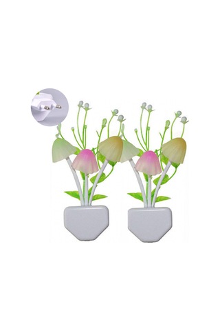 Ruicoo Renk Değiştiren Led Gece Lambası - Otomatik Açma/kapama, 0.6w Enerji Tasarruflu Dekoratif Işık Çok Renkli