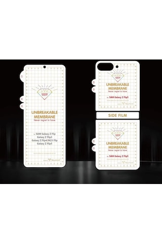 Samsung Galaxy Uyumlu Z Flip 5 Narr Tpu Çiftli Body Ekran Koruyucu