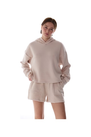 Penti Pastel Bej Rib Hoodie