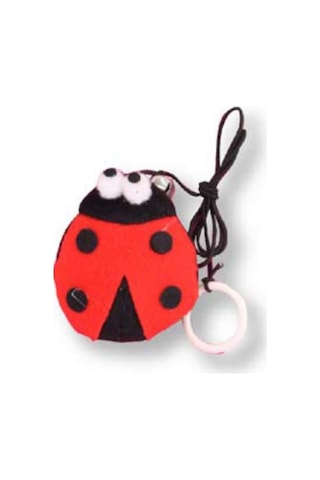 Eastland 7 CM İpli Uğur Böceği Peluş Kedi Oyuncağı