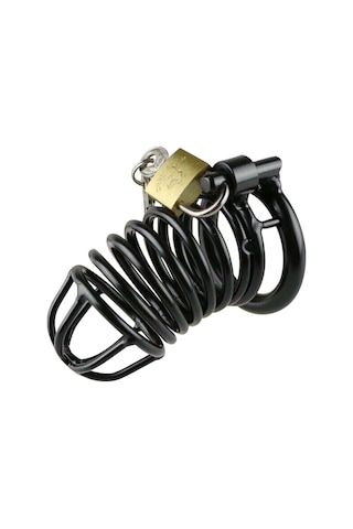 Truva Shop Chastity Çelik Penis Kafesi Erkek Bekaret Kilidi Penis Kılıfı