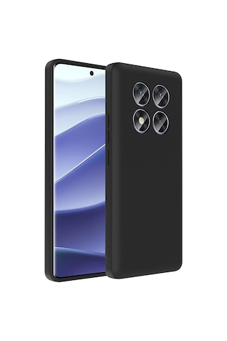 Mobilefix Redmi Note 14 Pro 4g Kılıf Kamera Korumalı Kartlık Hazneli Mbfx Vitra Kapak - Siy Siyah