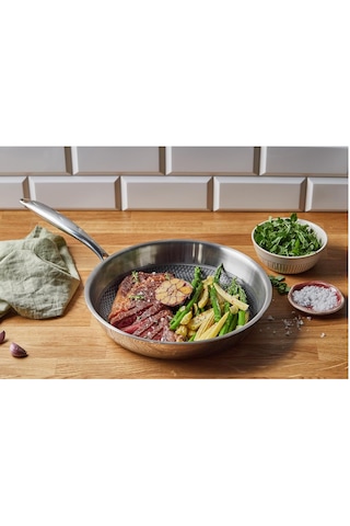 Emsan Pro Tri Ply 3'lü Çelik Tava Seti 20-24-28 Cm