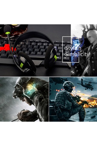 Fosenze Sy440mv Usb Kablolu Oyun Kulaklığı - 30mm Sürücü, Tüm Yönlü Mikrofon 120 Ayar , Genişletilebilir Başağ, 1.8m Kablo Sadece Cihaz