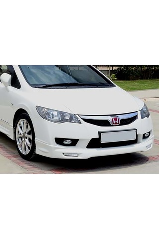 Honda Civic Fd6 Makyajlı Kasa Mugen Ön Ek Karlık Plastik Mat Siyah 2009 2010 2011