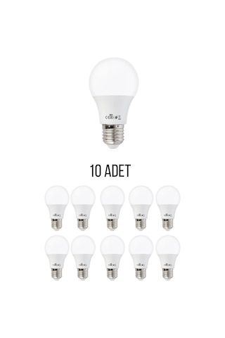 Horoz 001-006-2015 Ekola 15w Led Ampul Beyaz Işık E27 Duy - 10 Lu Paket