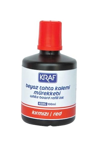 Kraf Tahta Kalem Mürekkebi 100 Ml Kırmızı 450G Kraf Tahta Kalem Mürekkebi 100 Ml Kırmızı 450G