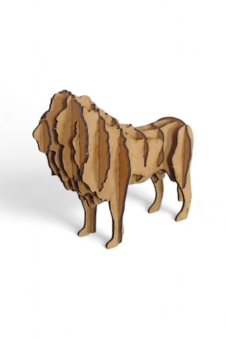 Ahşap Maket Aslan 191 X 131 X 63mm