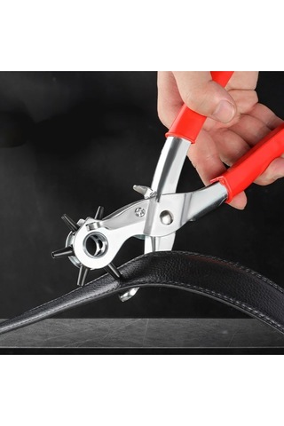 Kemer Delme Pensesi 6 Farklı Boyutta Deri Delme Makinesi
