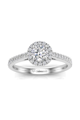 0,60 Karat G Renk Uluslararası Sertifikalı Pırlanta Tektaş Yüzük (464657322)