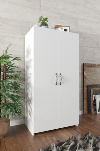Kzy 110 Cm Ayakkabı Dolabı beyaz