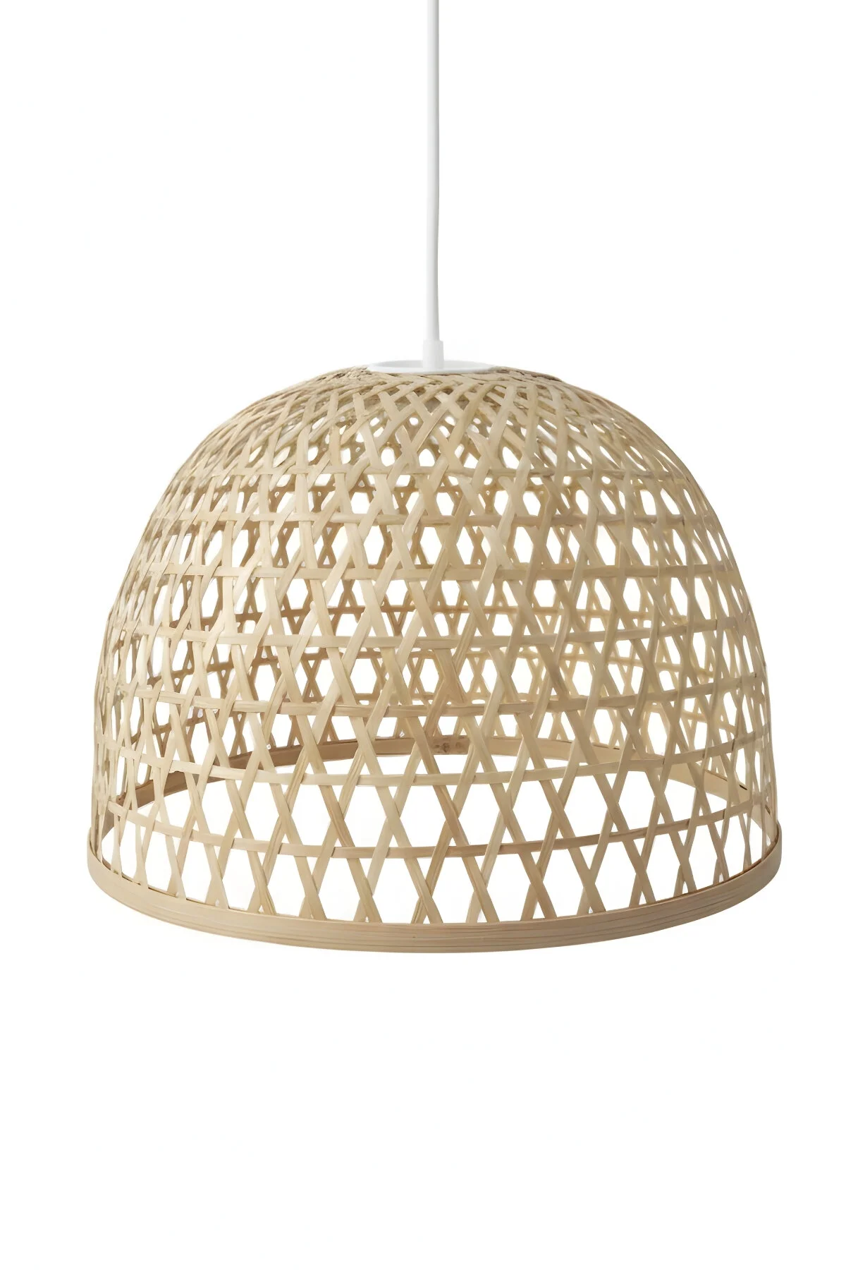 Gottorp Avize 45cm- Iskandinav, Modern, Bohem, Rattan Avize, Aydınlatma Bej