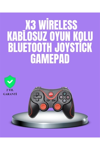 Android Uyumlu Gamepad X3 Game Stick Oyun Kolu Bluetooth Bağlantılı 91884634