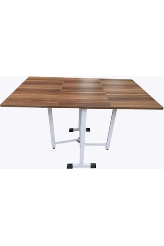 Evimeaksesuar Kanatlı(Yana Katlanır) Metal Ayaklı Masa