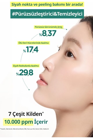 Sebumu Arındıran Siyah Nokta Ve Gözenek İçin Kil Temizleme Köpüğü Dermatory Salicinic Pore Clay Foam