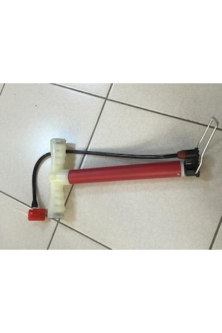 Bisiklet El Pompası Mini Saplı Pompa Kırmızı