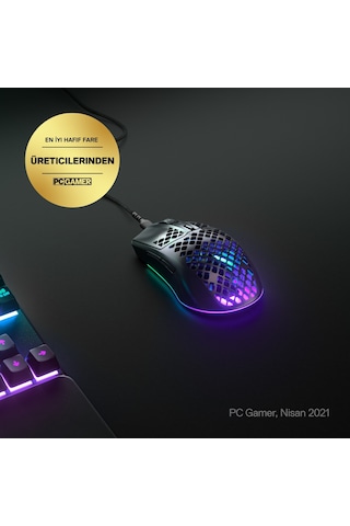 Steelseries Aerox 3 Ultra Hafif Optik Oyuncu Mouse