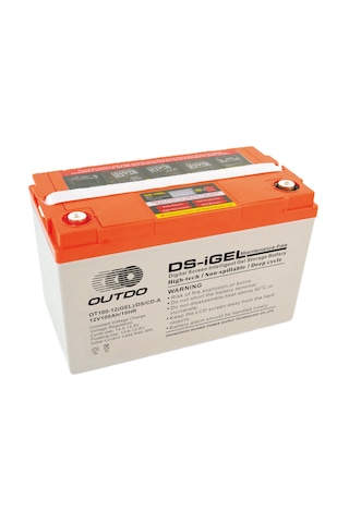 Outdo Ot100-12 Gel Ds/cd 12v 100ah Jel Marin Akü Dijital Ekranlı Huawei Üretimi