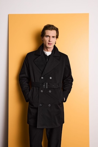 Defacto Slim Fit Astarlı Düğmeli Parka D5528ax26spbk27 Siyah-bk27