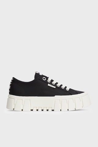 Tommy Jeans Zebra Desenli Platform Sneaker Ayakkabı Kadın Ayakkabı En0en03070 Bds Siyah