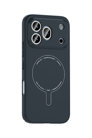 Honor 600 Pro 5g Kılıf M-safe Şarj Özellikli Kamera Korumalı Sert Pc Elio Kapak Lacivert