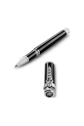 Montegrappa Zero Caduceus Roller Kalem Iszecrıp Siyah
