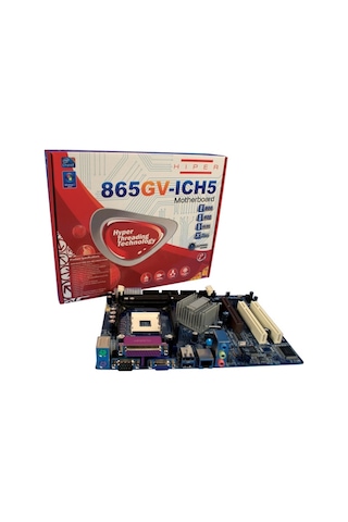Hiper 865GV-ICH5 Intel 865GV 400 MHz DDR Soket 478 mATX Anakart Hiper 865GV-ICH5 Intel 865GV 400 MHz DDR Soket 478 mATX Anakart