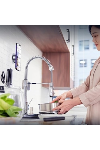 Vakumlu Araç İçi Telefon Tutucu Cama Torpido Üstü Araç Gögse Vakum Sayesin Çok Güçlü Manyetik Tutucu Apple iPhone Uyumlu 12-16 Pro Max Telefon Tutucu Elektronik Vakum Çekici Premium