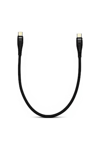 Type-c To Type-c Kablo 30 Cm 60w Hızlı Şarj Ve 5gbps Veri Aktarımı Dayanıklı Örgü Kaplama, Kısa Taşınabilir Tasarım, Telefon, Tablet Ve Laptop Uyumlu Zr876