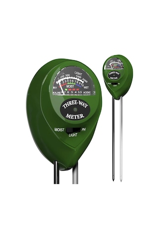 Weather Forecast 3 ü 1 arada Toprak Nem Işık PH Ölçer thr361