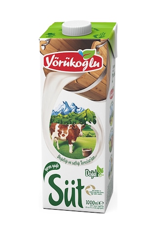 Yörükoğlu Yarım Yağlı Süt 1 Lt X 6 Adet