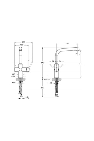 Artema Split A42144 Dual Flow Eviye Bataryası Krom
