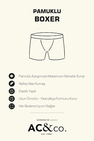 Ac&Co / Altınyıldız Classics Erkek Siyah 5'Li Boxer Paketi 4A03222P5001Syhxxl