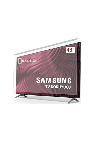 Bestekran Samsung Uyumlu 43TU7000 TV Ekran Koruyucu 43" İnç 108 Cm