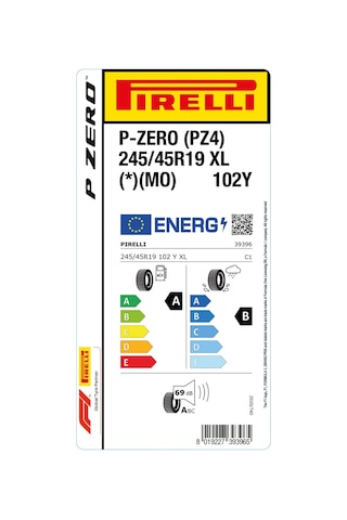 Pirelli 245/45R19 102Y Xl P Zero Mo Yaz Lastiği Lastigi 2025