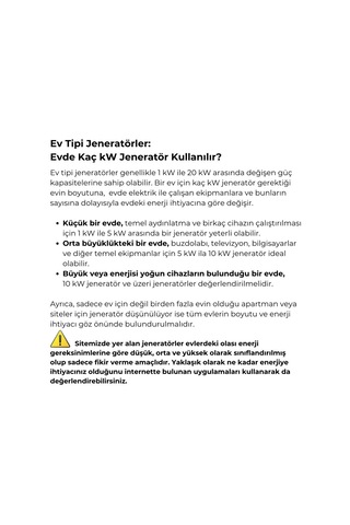 Wonder WBJ2800M 3.5Kw 2.8Kva Monofaze Benzinli Jeneratör