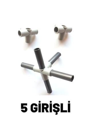 Beyazpazar Bez Dolap Bağlantı Ve Kurulum Aparatı 10 Ad. P1 + 10 Ad. P2 Toplam 20 Adet Aparat Gri