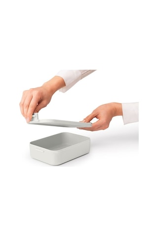 Brabantia Make Take Lıght Grey Plastik Orta Boy Yemek Taşıma Kabı 1.1l Gri