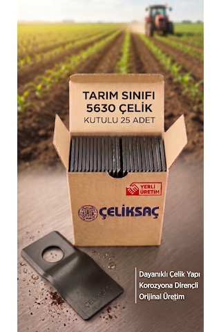 Tamburlu Çayır Biçme Ot Bıçağı - 25 Adet 3mm 5630 Bor Çeliği