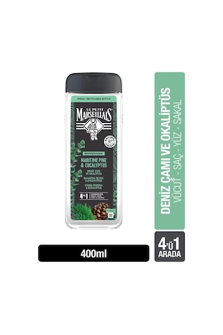 Le Petit Marseillais Men Deniz Çamı Ve Okaliptüs Duş Jeli 400 ML