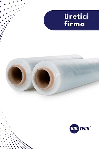 200 Metre Streç Film 2 Adet 50 Cm Palet Streci 17 Micron Strech 2 Kg