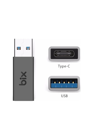 Bix Adp-03 Usb 3.0 Type-C Dönüştürücü Adaptör
