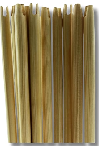 Adi Gezli Vernikli Ahşap Ok Şaftı 5 Adet