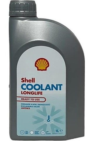 Shell Coolant Long Life M Rtu Kullanıma Hazır Kırmızı Antifiriz 1 Litre