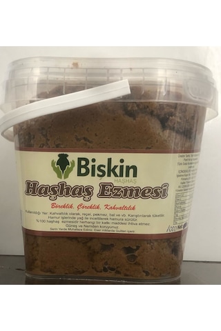 Bişkin Haşhaş Ezmesi 1 KG